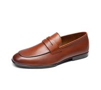 Bruno Marc Mocassins Homme en Cuir Chaussures Ville | Cuir pleine fleur souple pour Décontractées et Habillées, Pliables et Antidérapants