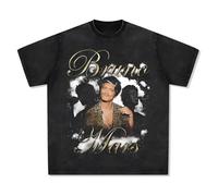 Bruno-Mars-American-T-Shirt-Street-Fashion-Vintage-Print-Done-Old-Wash-Heavy-Loose-Short-Sleeve