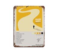Bruno Mars Doo Wops & Hooligans Music ALbum Cover Signed Limited Retro Tin Sign Metal Sign Chic Art Retro Iron Painting Bar People Cave Cafe Family Garage Poster Décoration murale 30 x 40 cm