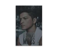 Bruno Mars Impression sur toile décorative murale avec signature de l'album When I See Your Face - 40 x 60 cm - Sans cadre