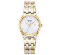 Bruno Söhnle 17-23197-252 Florenz Montre dame, quartz, boîtier en acier inoxydable, verre saphir, bracelet en acier inoxydable, avec boucle déployante, 1 brillants, 5 bar