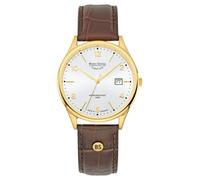 Bruno Söhnle 17-33221-261 Momento III Montre homme, quartz, boîtier en acier inoxydable, verre saphir, bracelet en cuir, avec boucle ardillon, 5 bar