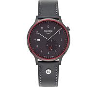 Bruno Söhnle 17-73212-761 Brunello I Montre pour homme, quartz, boîtier en acier inoxydable, verre saphir, bracelet en cuir, avec boucle à ardillon, 3 bar