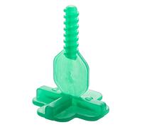 Brunoplast NIVIFIX Lot de 250 pattes filetées en T pour joints de 4 mm, système de nivellement de carrelage, entretoises de 4 mm, aide à la pose de carreaux muraux et de sol, outils de carrelage,