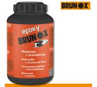 Brunox 1000ml Époxy Antirouille Primaire Protection Fer Clôture Grille Entretien
