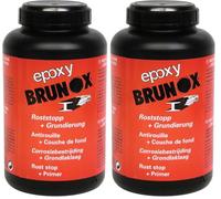 Brunox 1813021 Bepoxy1000Ml Epoxy Convertisseur de Rouille 1L, Noir, claire (Lot de 2)