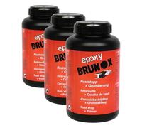 Brunox 1813021 Bepoxy1000Ml Epoxy Convertisseur de Rouille 1L, Noir, claire (Lot de 3)