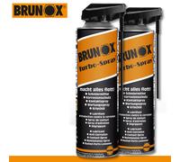 Brunox 2x 500ml Turbo-Spray Huile Mère Visser Rust Stock Joint