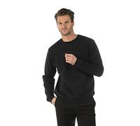 Bruntwood Sweat-shirt col ras du cou pour homme et femme, 280 g/m², coton/polyester - Noir - XX-Large