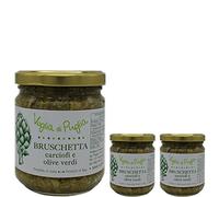 Bruschetta Di Carciofi E Olive Verdi In Olio Extravergine D'oliva Voglia Di Puglia 3 Confezioni da 190g
