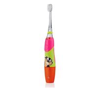 Brush-Baby KidzSonic Brosse à dents pour enfants de 3 ans et plus | Poils souples et tête de brosse remplaçable | Minuteur intelligent de deux minutes | Brossage facile avec poignée légère | Alimentée