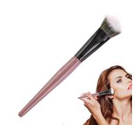 Brush Blush Compact - Brosse à joue douce biseautée, outil de mélange à visage unique pour crème et produits liquides | Panneau de maquillage professionnel pour application pré