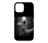 Brush Cat Selfie Bigfoot Sasquatch Scared Cat Meme Graphic Coque pour iPhone 12 Mini