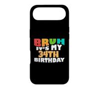 Brush, C'est Mon 34e Anniversaire, célébration de Mon Trente-quatrième Anniversaire Coque pour iPhone Air