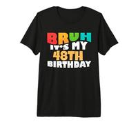 Brush, C'est Mon 48e Anniversaire, la célébration de Mon Quarante-huitième Anniversaire T-Shirt Haut de Gamme