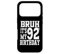 Brush It's My 92e Anniversaire, Cadeaux d'anniversaire pour Homme de 92 Ans Coque pour iPhone 17 Pro