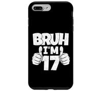 Brush, J'Ai 17 Ans, Un dix-septième Anniversaire drôle, garçon, 17e Anniversaire Coque pour iPhone 7 Plus/8 Plus