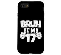 Brush, J'Ai 17 Ans, Un dix-septième Anniversaire drôle, garçon, 17e Anniversaire Coque pour iPhone SE (2020) / 7/8