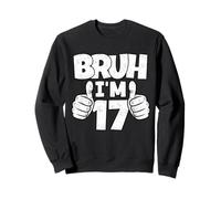 Brush, J'Ai 17 Ans, Un dix-septième Anniversaire drôle, garçon, 17e Anniversaire Sweatshirt