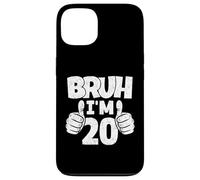 Brush, J'Ai 20 Ans, au Revoir, Adolescents, 20e Anniversaire, garçon, Anniversaire Coque pour iPhone 13