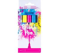 Brush Pens Ecoline couleurs primaires x5 - Royal Talens