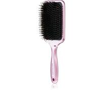 BrushArt Hair Boar bristle paddle hairbrush brosse à cheveux avec poils de sanglier Metalic Pink 1 pcs
