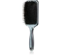 BrushArt Hair Boar bristle paddle hairbrush brosse à cheveux avec poils de sanglier Metallic Black 1 pcs