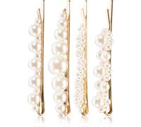 BrushArt Hair Pearl clips barrettes à cheveux 4 pcs