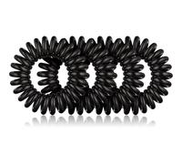 BrushArt Hair Rings élastiques à cheveux Black 4 pcs