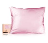 BrushArt Hair Satin pillowcase taie d’oreiller satin Candy Pink 50x60 cm