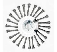 Brushcutter Brush Head 254 x 25.4 mm Steel Wire Trimmer Universal Weeding Trimmer 10 Inch for Lawn Tools Garden Moss and Rust Removal