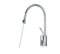 Brushed Gold Bathroom Basin Faucet Single Lever 360 Spout Moder Brass Hot Cold Mixer Water Sink Tap For Kitchen(Chrome medium)