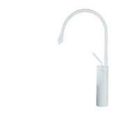 Brushed Gold Bathroom Basin Faucet Single Lever 360 Spout Moder Brass Hot Cold Mixer Water Sink Tap For Kitchen(White tall)