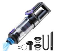 Brushless Aspirateur Voiture sans Fil Puissant 18000PA, Aspirateur a Main sans Fil Professionnel pour Voiture/Maison/Bureau/Animal Domestique, 3 * 2000mAh Batterie