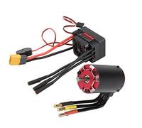 Brushless Motor ESC, Système 60A à Courant élevé | Rotor antidéflagrant, Compatible avec Tamiya, Facile à programmer