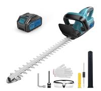 Brushless Taille Haie Batterie, Taille Haie Electrique, Taille-Haies sans Fil pour Elagage, Ebranchage, 500W, 530mm Longueur de Coupe, 20mm écartement des Dents, 3000mAh Batterie