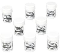 Brusho Lot de 8 Cristaux de Couleur, Vert, Rouge, Rose, Jaune