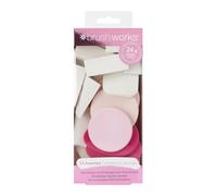 Brushworks Différentes Éponge de Maquillage Teint Ensemble 24 Pièces 24 Unités