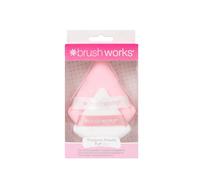 Brushworks Triangular Powder Puff Duo houppette