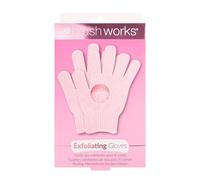 Brushworks Gants exfoliants roses 1unité