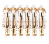 Brushworks Gold Flake No Crease Clips barrettes à cheveux transparent 6 pcs