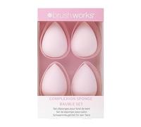Brushworks Lot de 4 éponges pour le teint