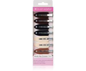 Brushworks No Crease Clips barrettes à cheveux Nude