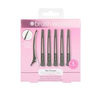 Brushworks No Crease Sectioning Hair Clips (Pack of 6)