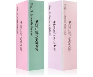 Brushworks Pastel Buffing Blocks bloc polissoir quatre faces pour manucure