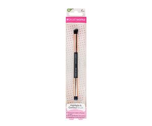 Brushworks Pinceau Pour les Visage Double Extrémité 1 Unité
