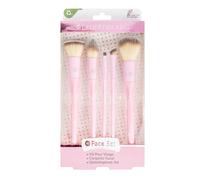 Brushworks - Set De Maquillage Essentiels Visage Hd Rose Kit Pinceaux 1 Unité