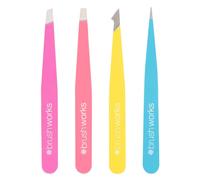 Brushworks - Set De Pinces À Épiler Accessoire Beauté 4 Un