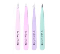 Brushworks - Set Pinces À Epiler Hd Pastels Accessoire Beauté 1 Unité