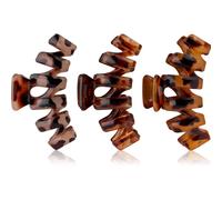 Brushworks Tortoiseshell Claw Clips pinces à cheveux 3 pcs